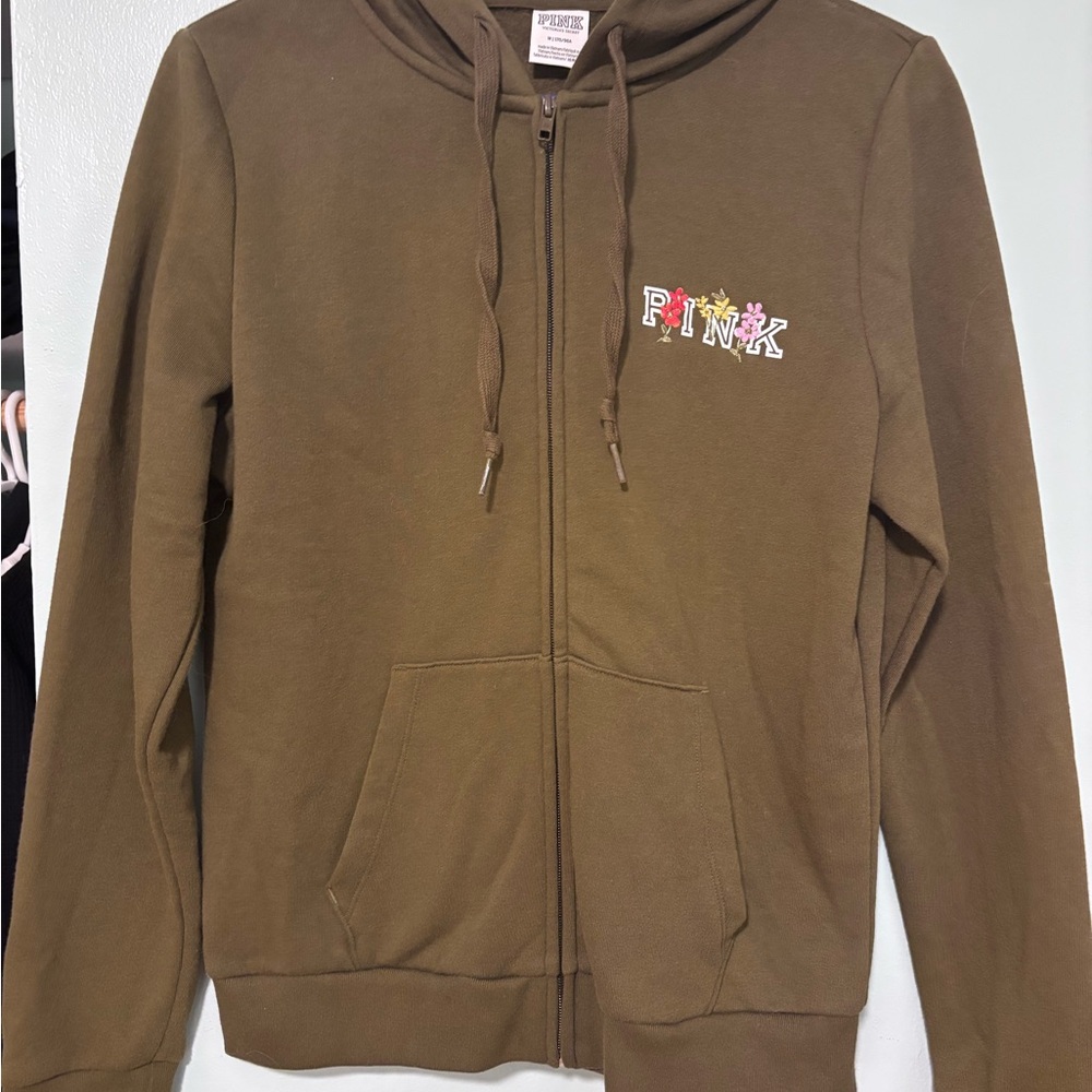 PINK Victoria's Secret Brown Hoodie
